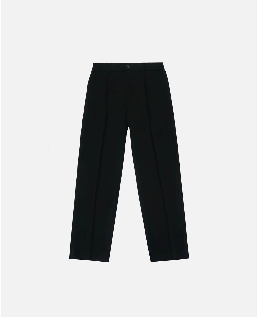 Relaxed Straight-Leg Trouser | Obsidian Black