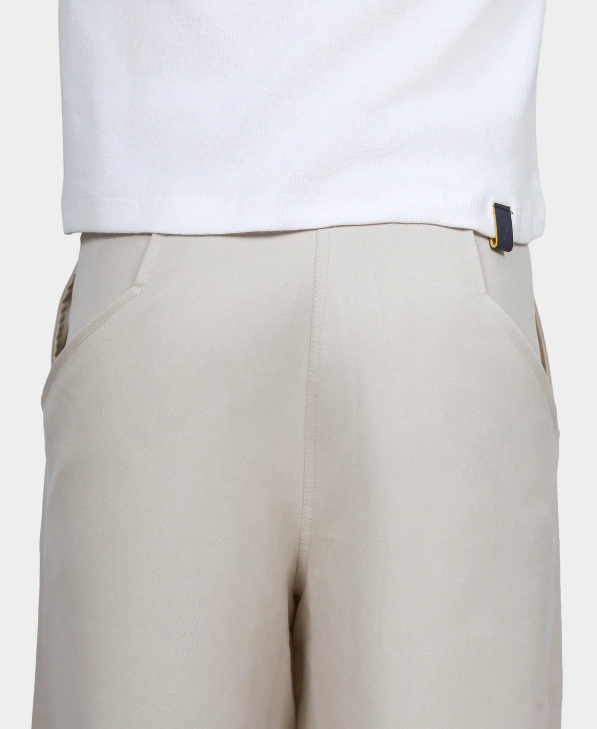 HIGH WAIST BEIGE PANTS