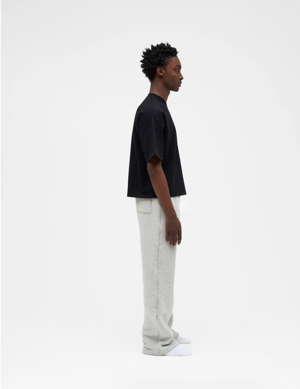Boxy Heavyweight Tee | Carbon Black