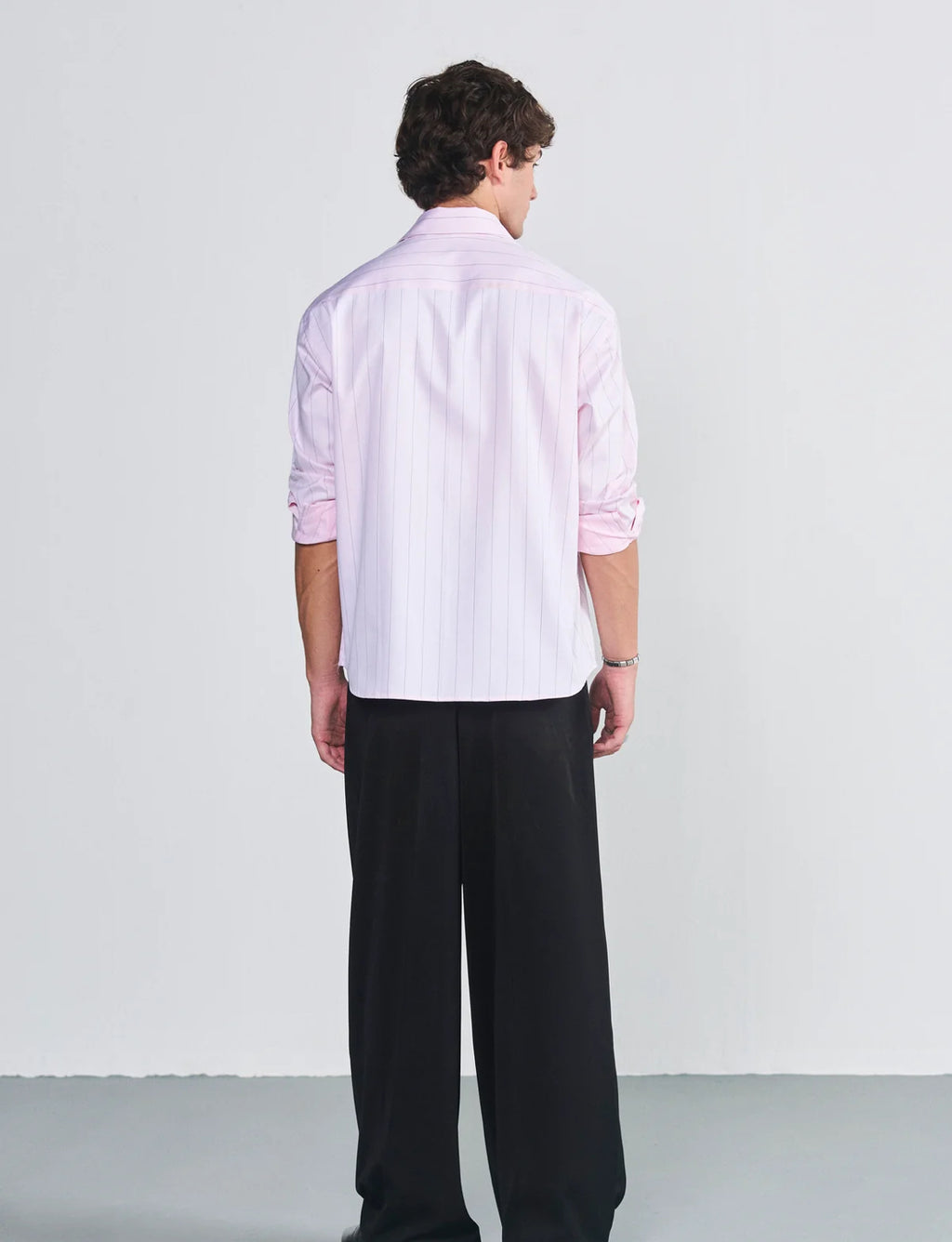 BABY PINK STRIPE SHIRT