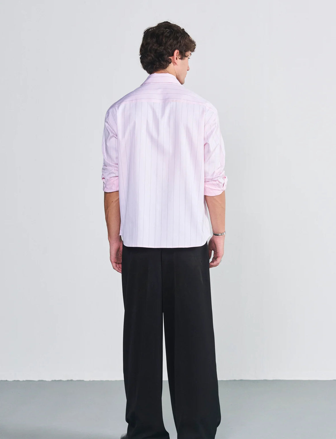 BABY PINK STRIPE SHIRT