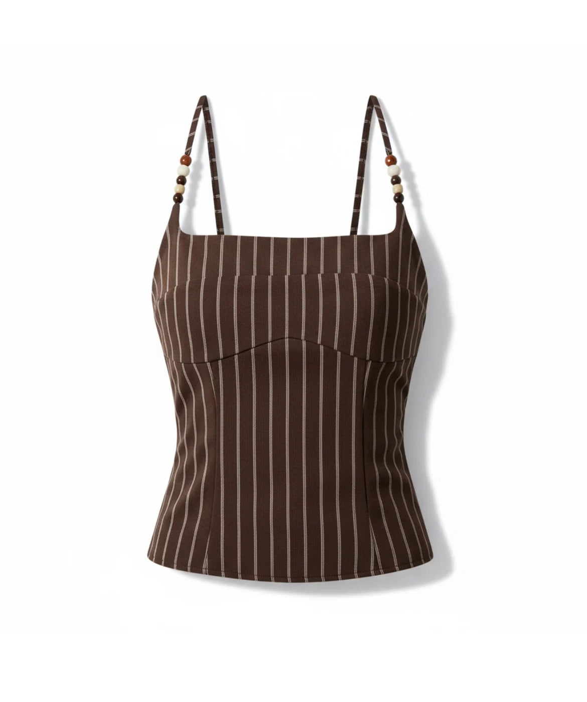 BROWN STRIPE TOP